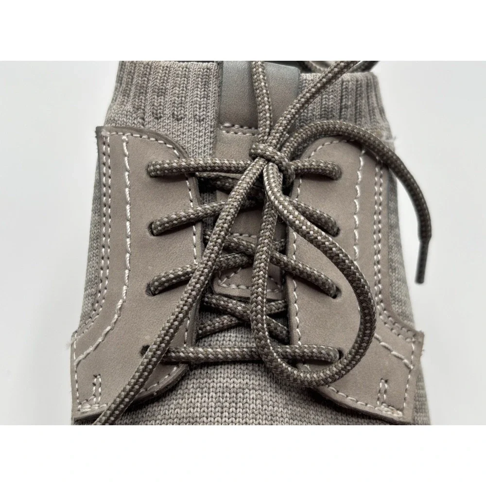 J. Murphy by Johnston & Murphy Men's Gray Knit Casual Derby Shoes Size 13